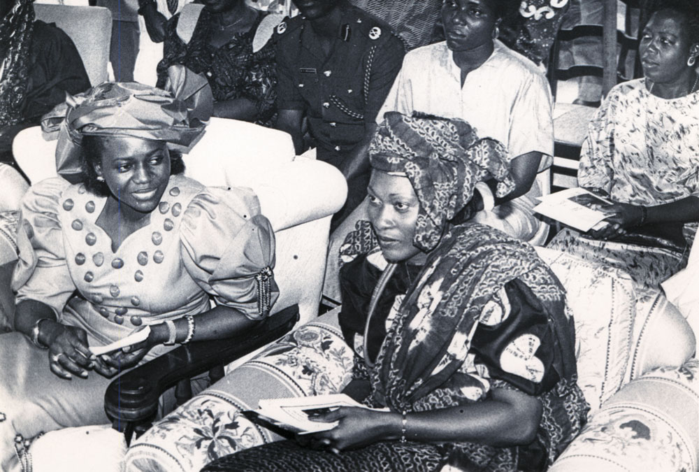Mrs. Mariam Babanjida and Mrs. Elizabeth Jibunoh